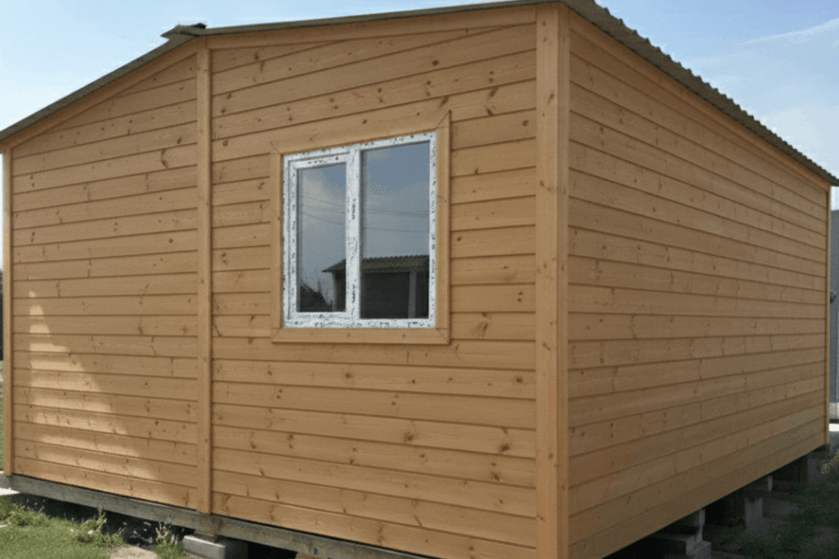 Модульный дом с террасой 30 м²