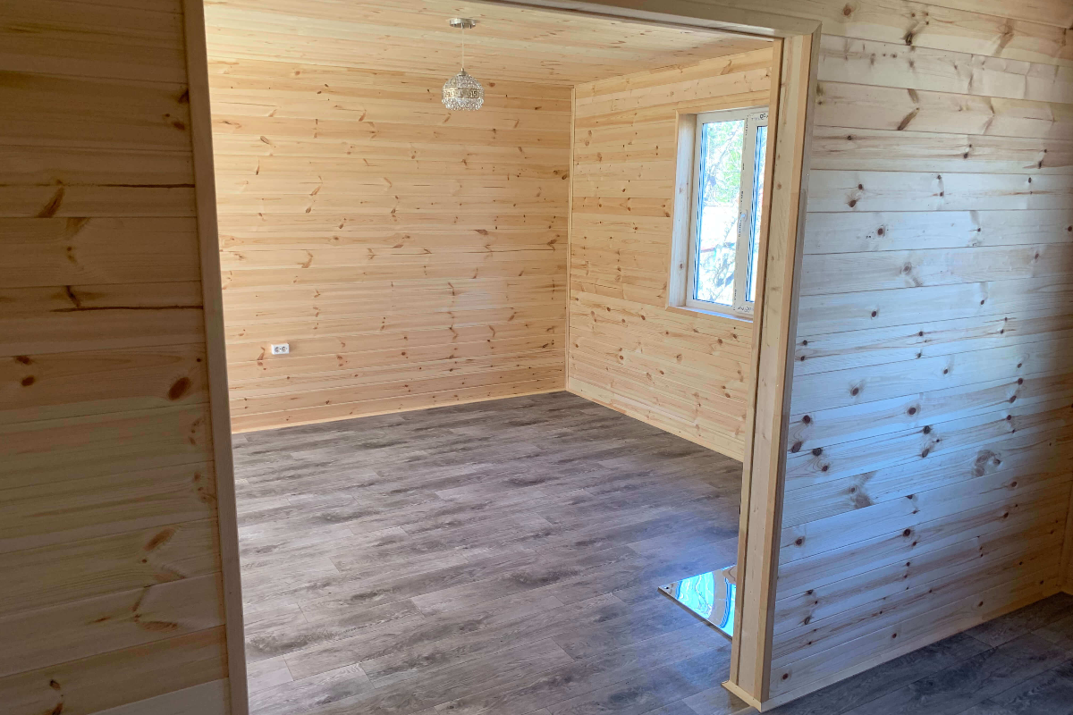 Каркасный дом под ключ 36 м² (6х6м)