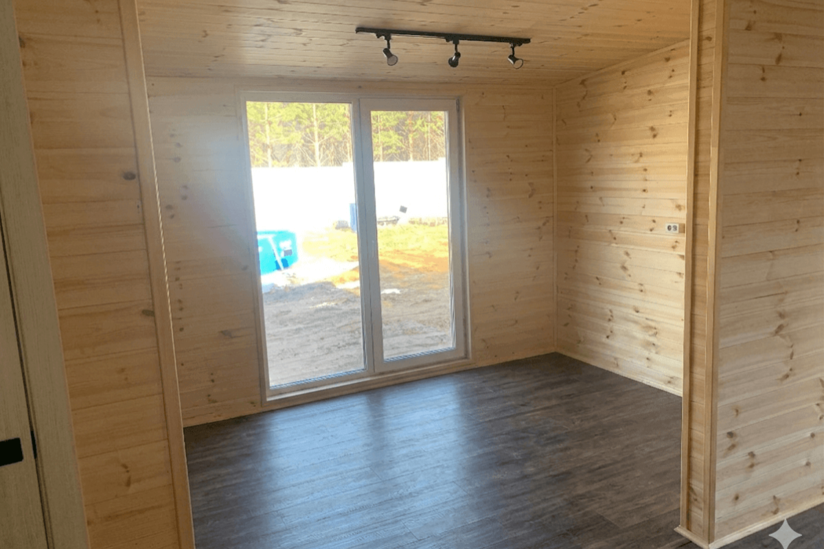 Модульный дом с металлосайдингом 30 м²