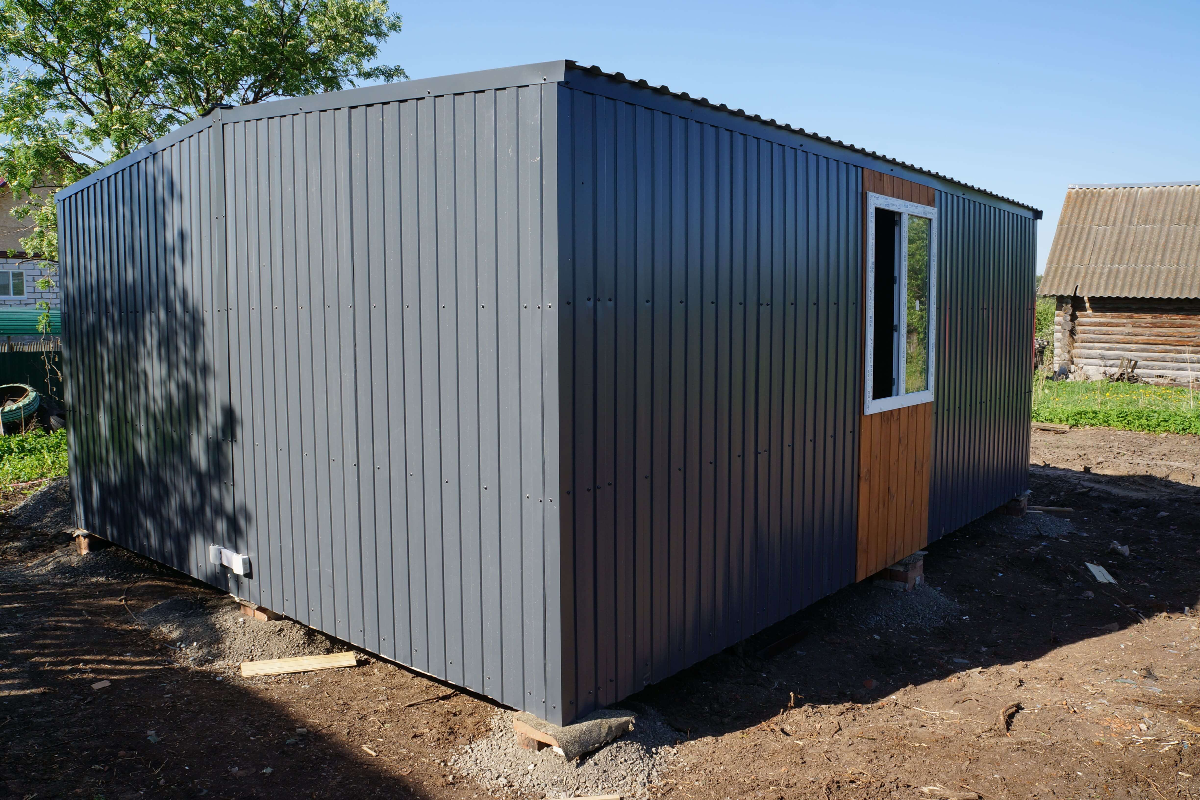 Модульный дом из бытовок 6х4,8м (28.8м²)