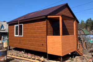 Каркасный дом под ключ 36 м² (6х6м)